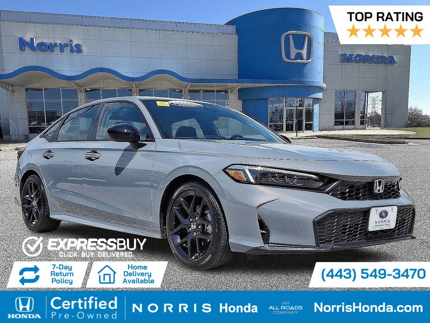 2025 Honda Civic Sport — Sedan — 4,134 mi — Dundalk, MD