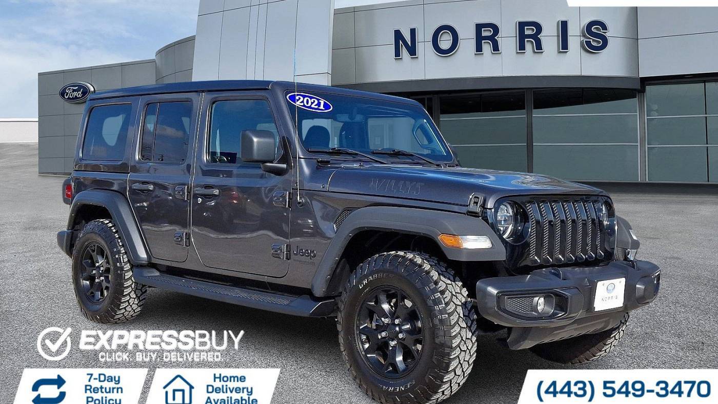 2021 Jeep Wrangler Willys — SUV — 58,721 mi — Dundalk, MD