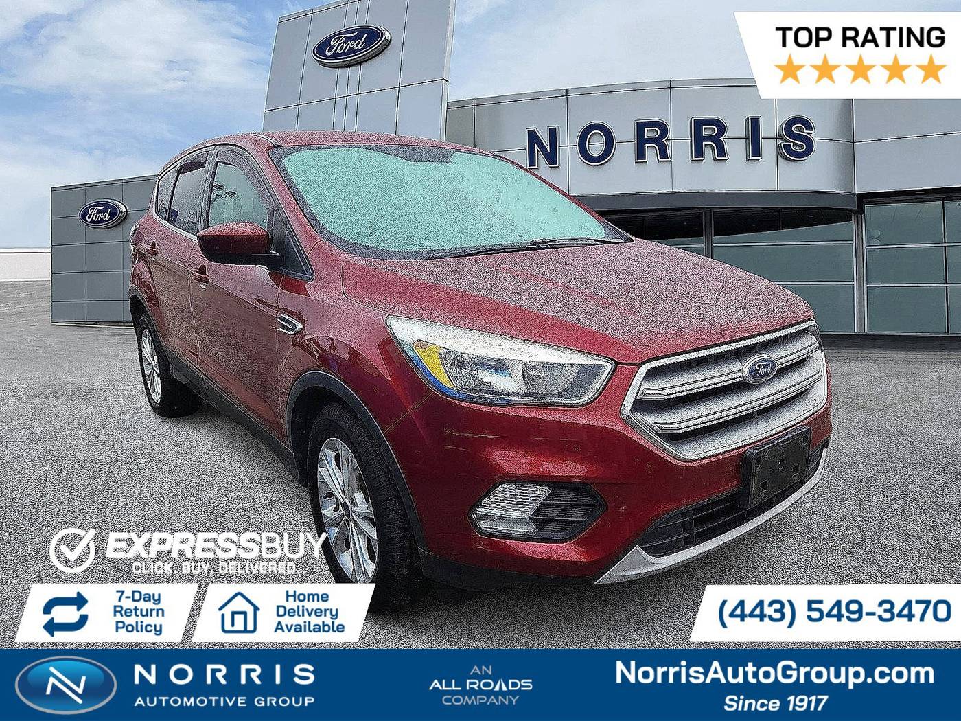 2017 Ford Escape SE — SUV — 54,794 mi — Dundalk, MD