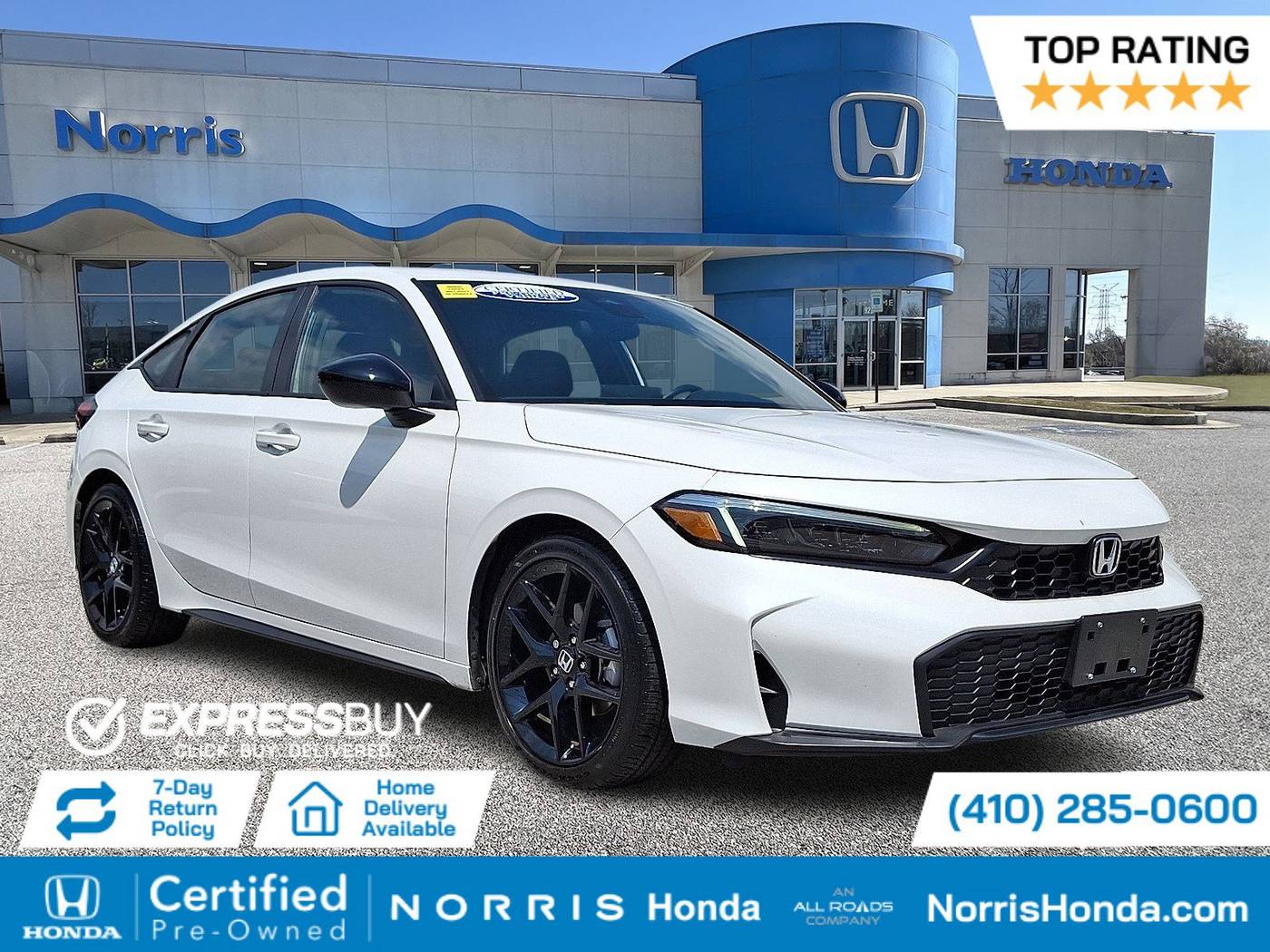 2025 Honda Civic Sport — Hatchback — 5,357 mi — Dundalk, MD