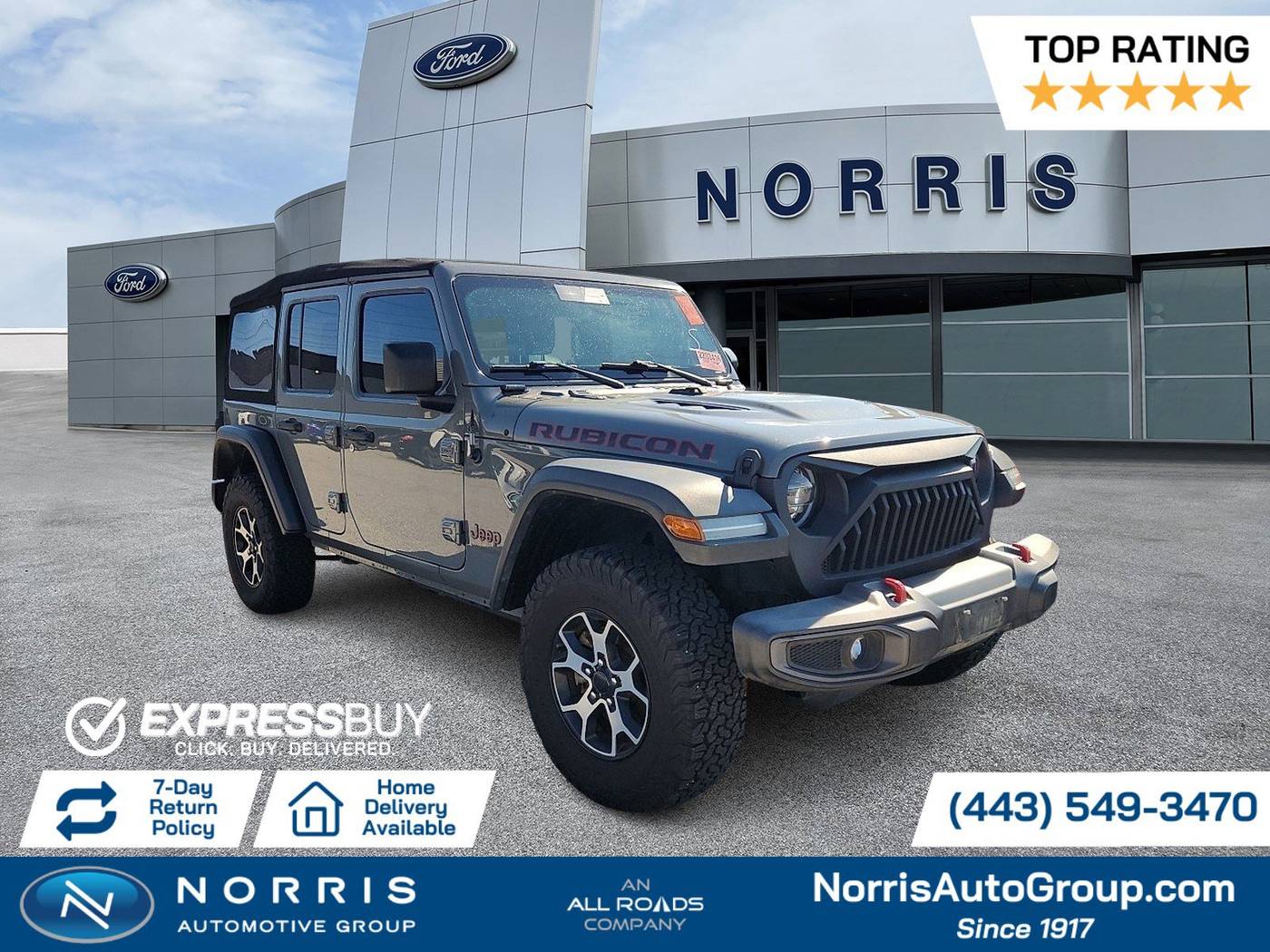 2021 Jeep Wrangler Rubicon — SUV — 73,447 mi — Dundalk, MD