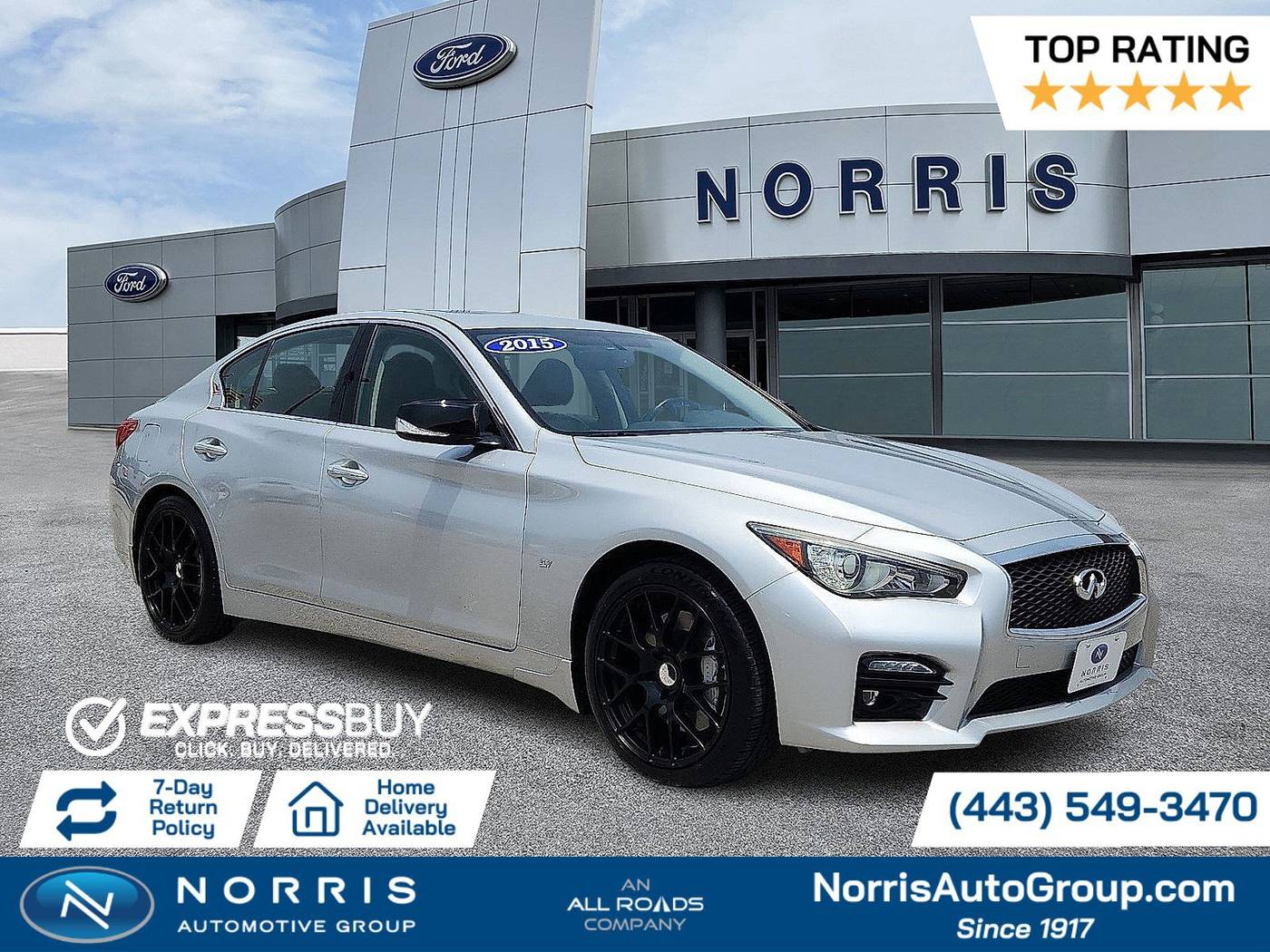 2015 INFINITI Q50 Sport — Sedan — 55,931 mi — Dundalk, MD