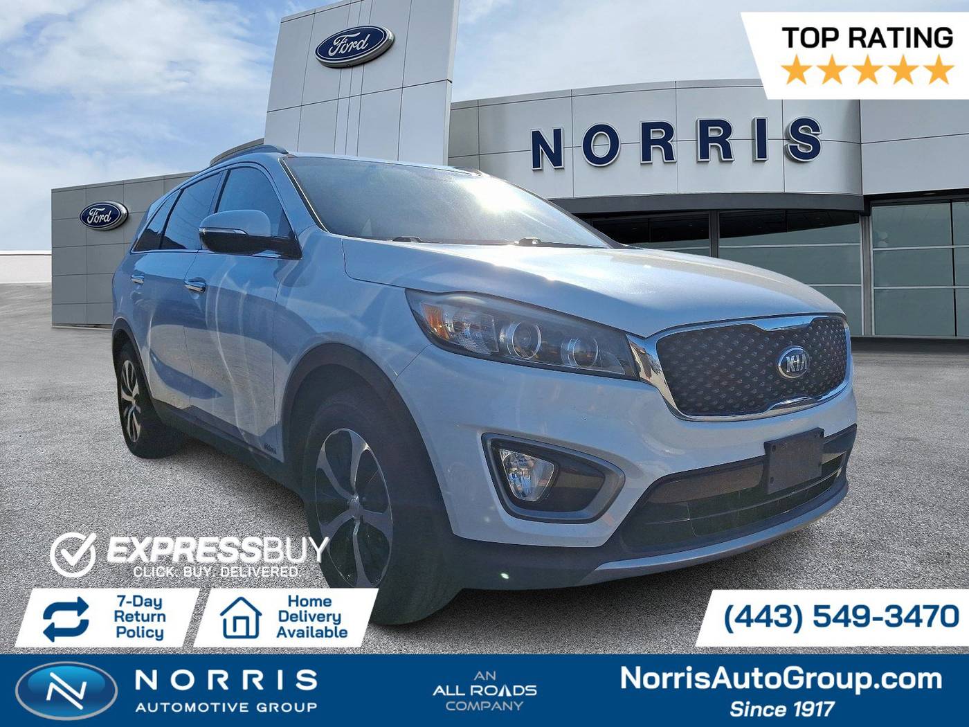 2016 Kia Sorento EX — SUV — 113,361 mi — Dundalk, MD