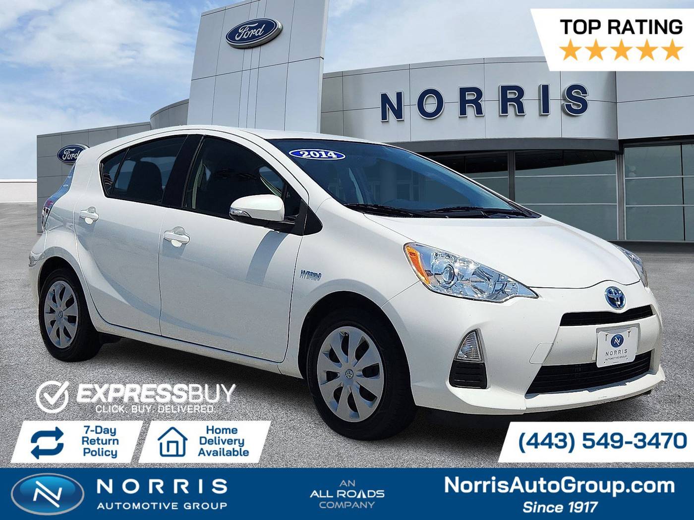 2014 Toyota Prius c Four — Hatchback — 159,333 mi — Dundalk, MD