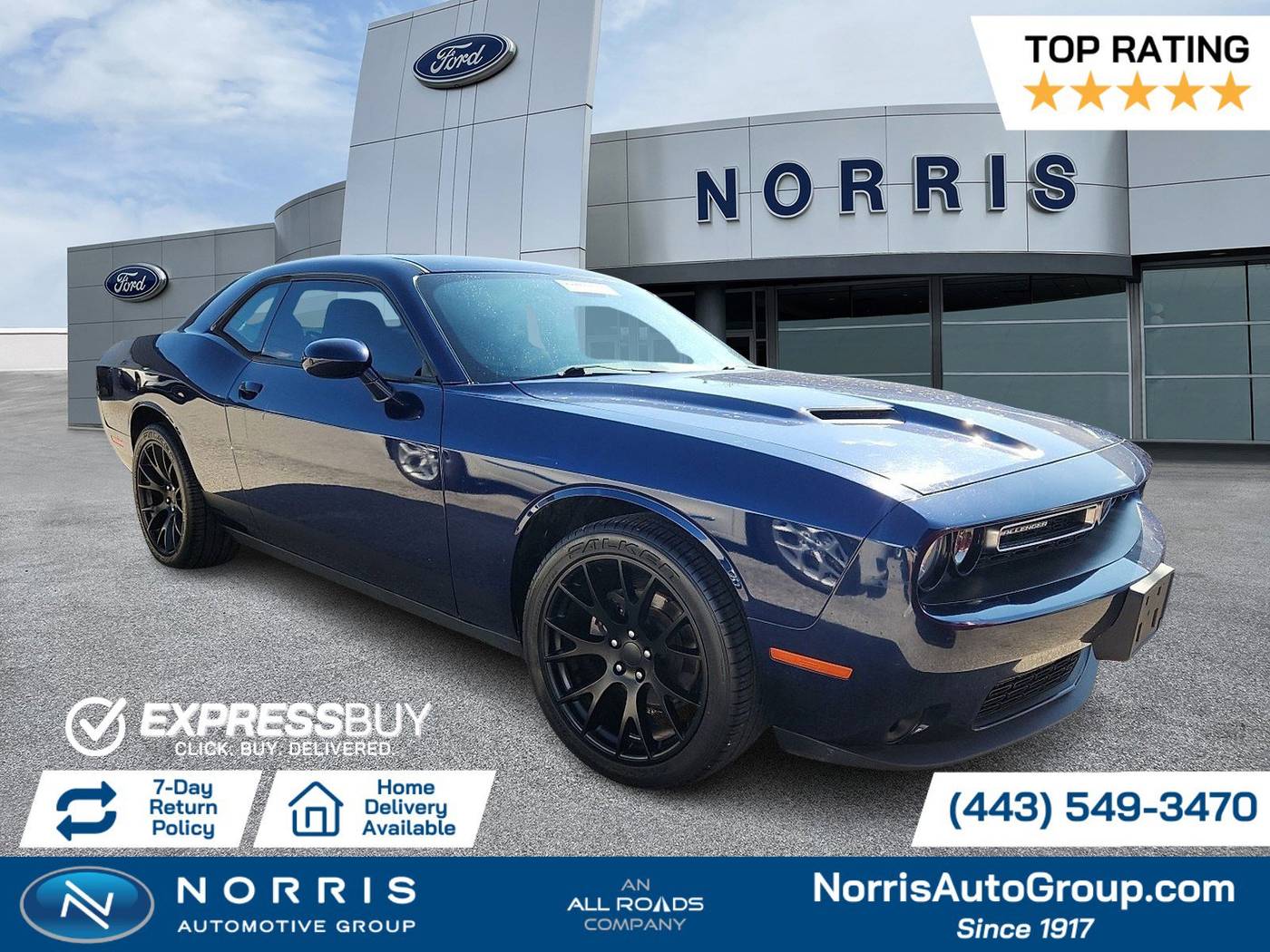 2017 Dodge Challenger SXT — Coupe — 84,757 mi — Dundalk, MD