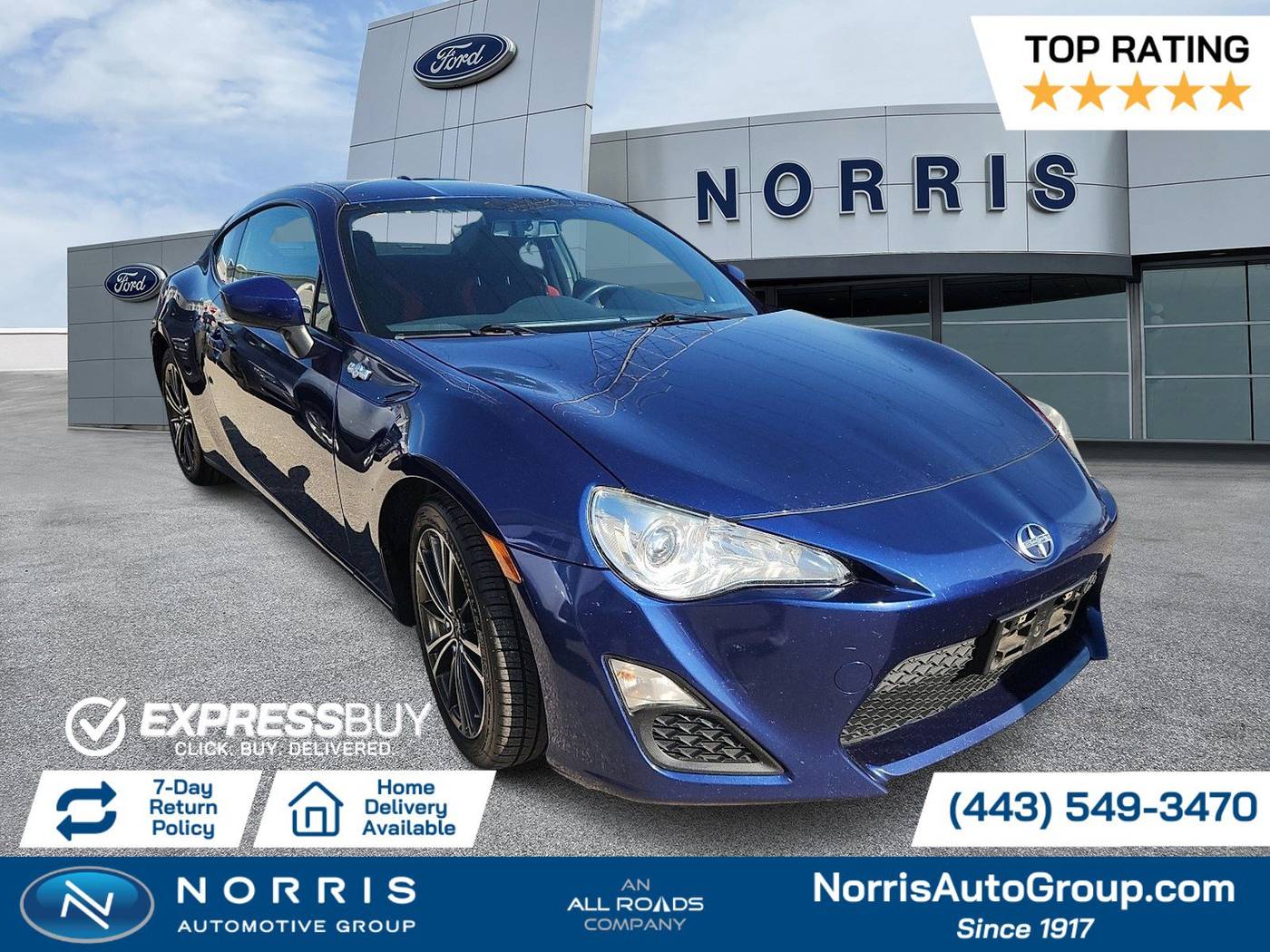 2016 Scion FR-S Base — Coupe — 124,358 mi — Dundalk, MD
