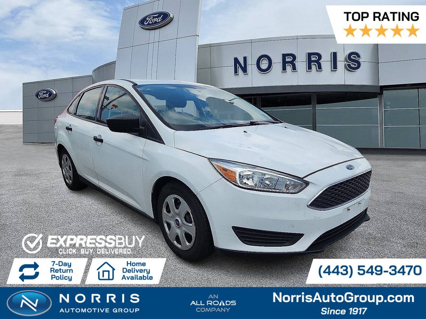 2016 Ford Focus S — Sedan — 81,821 mi — Dundalk, MD