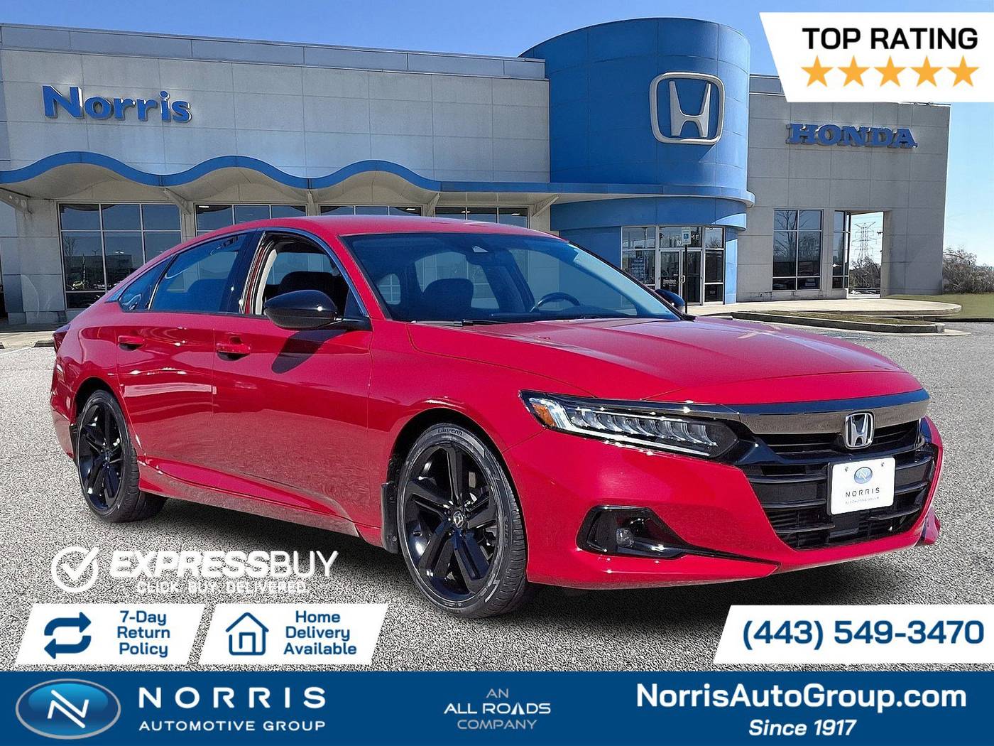 2021 Honda Accord Sport SE — Sedan — 33,485 mi — Dundalk, MD