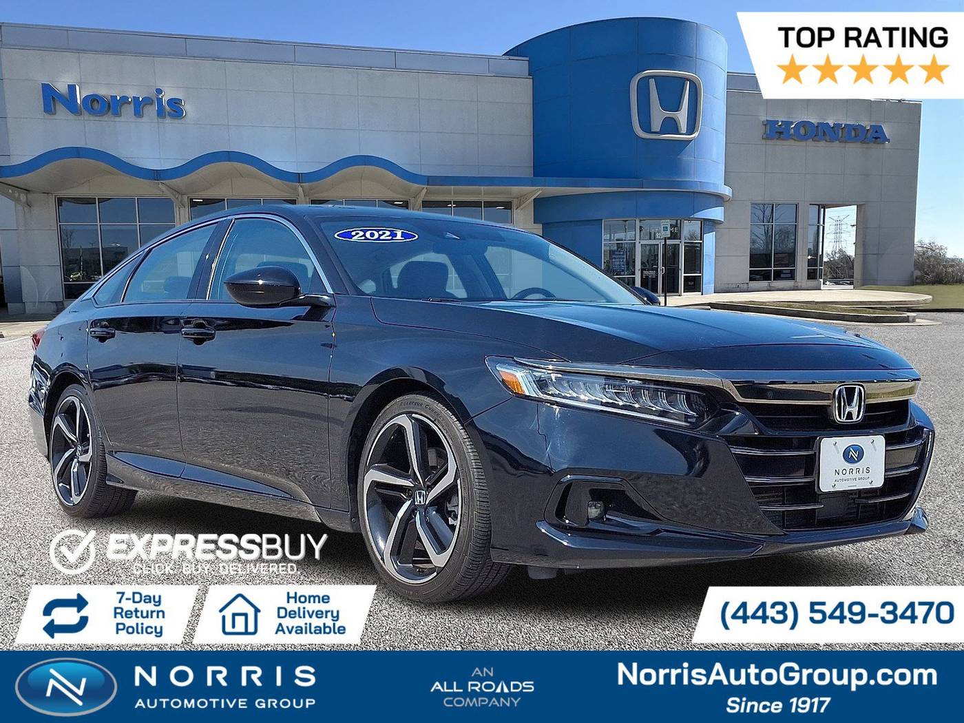 2021 Honda Accord Sport SE — Sedan — 61,395 mi — Dundalk, MD
