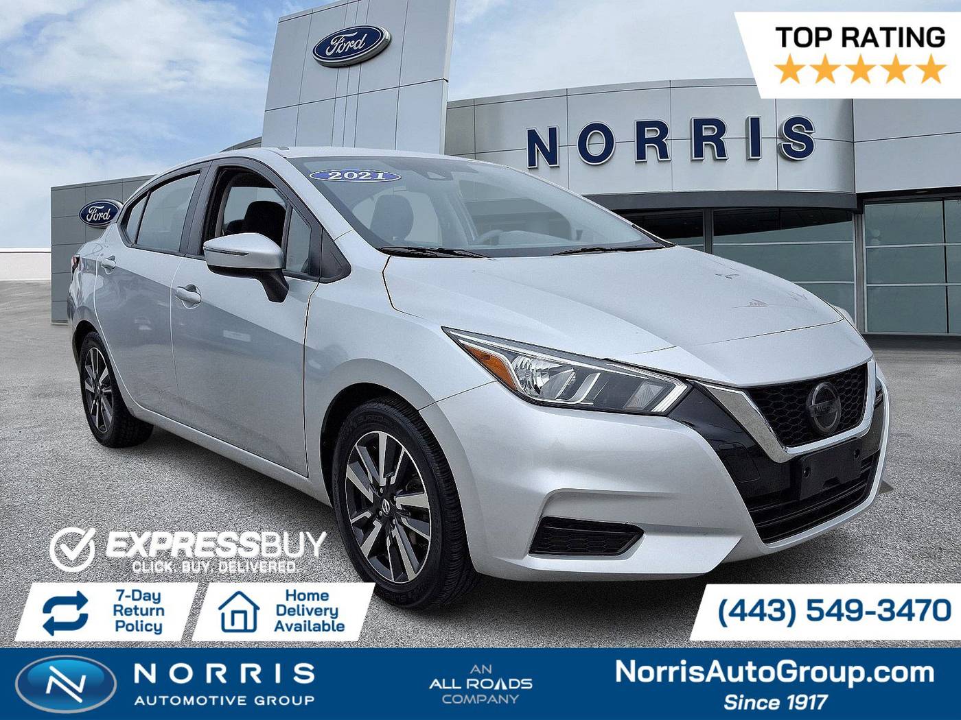 2021 Nissan Versa SV — Sedan — 89,261 mi — Dundalk, MD