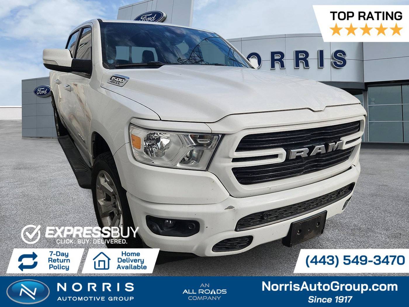 2019 Ram 1500 Big Horn/Lone Star — Pickup Truck — 59,040 mi — Dundalk, MD