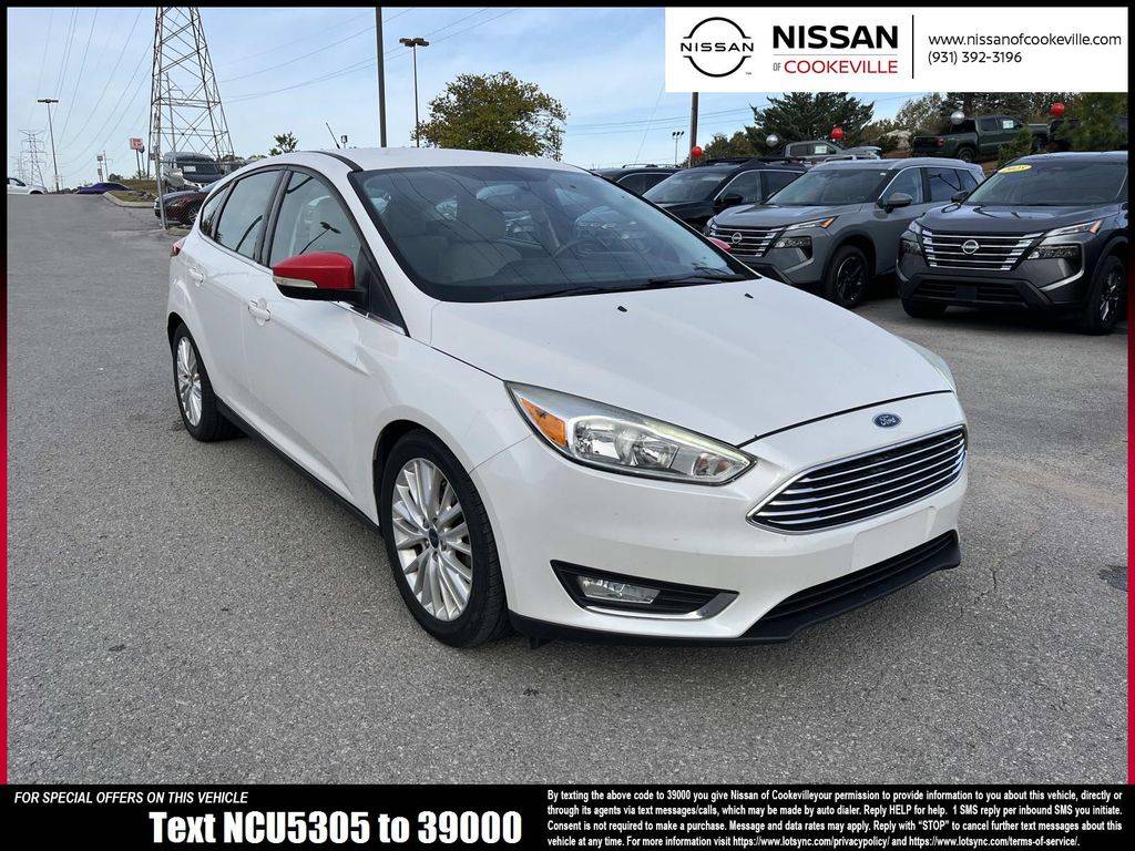 2016 Ford Focus Titanium — Hatchback — 92,694 mi — Cookeville, TN