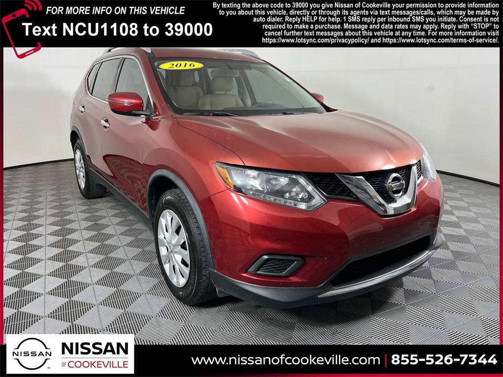 2016 Nissan Rogue S — SUV — 132,357 mi — Cookeville, TN