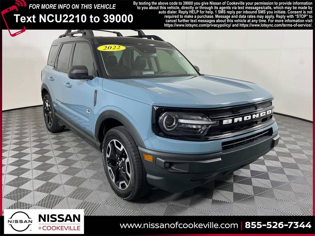 2022 Ford Bronco Sport Outer Banks — SUV — 59,683 mi — Cookeville, TN