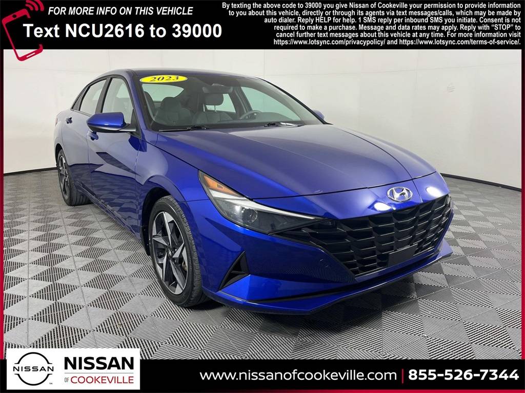 2023 Hyundai Elantra SEL — Sedan — 34,005 mi — Cookeville, TN