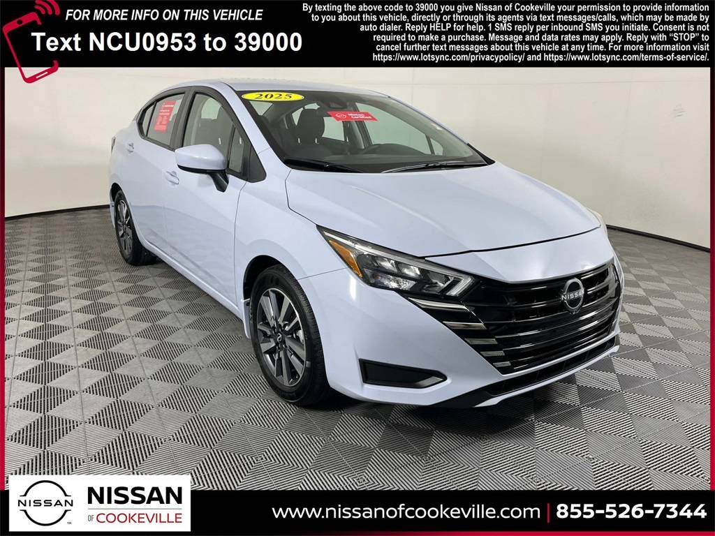 2025 Nissan Versa SV — Sedan — 10,070 mi — Cookeville, TN