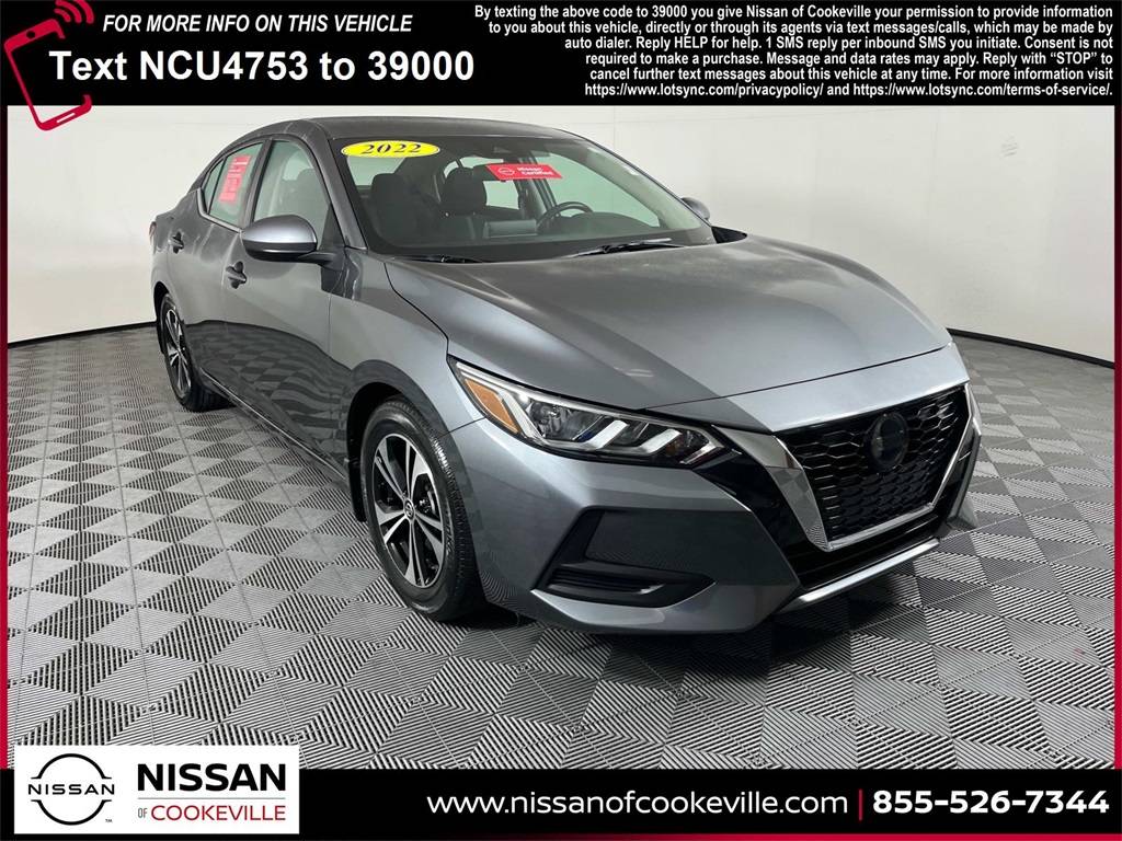 2022 Nissan Sentra SV — Sedan — 13,605 mi — Cookeville, TN