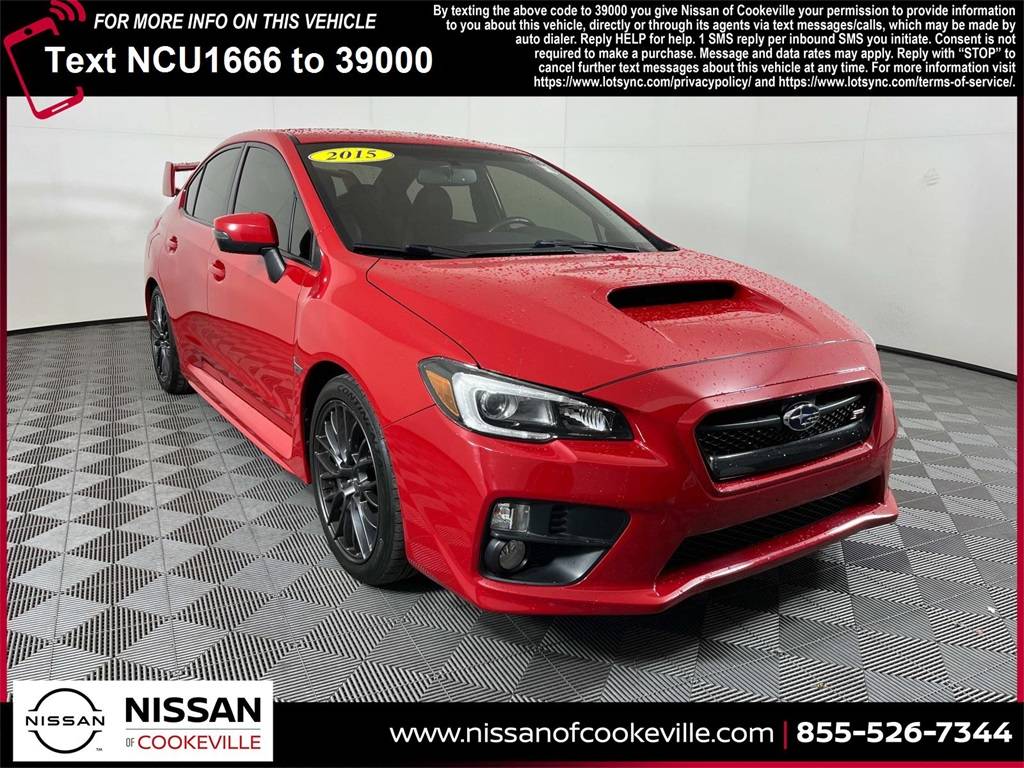 2015 Subaru WRX STI — Sedan — 104,188 mi — Cookeville, TN