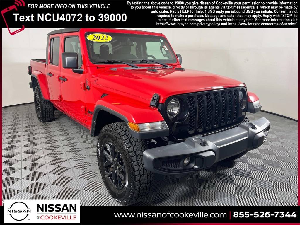 2022 Jeep Gladiator Altitude — Pickup Truck — 60,032 mi — Cookeville, TN