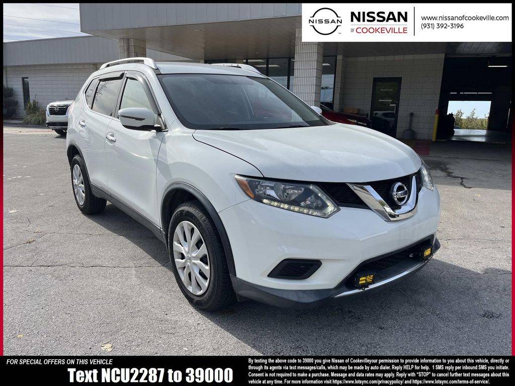 2016 Nissan Rogue S — SUV — 61,770 mi — Cookeville, TN