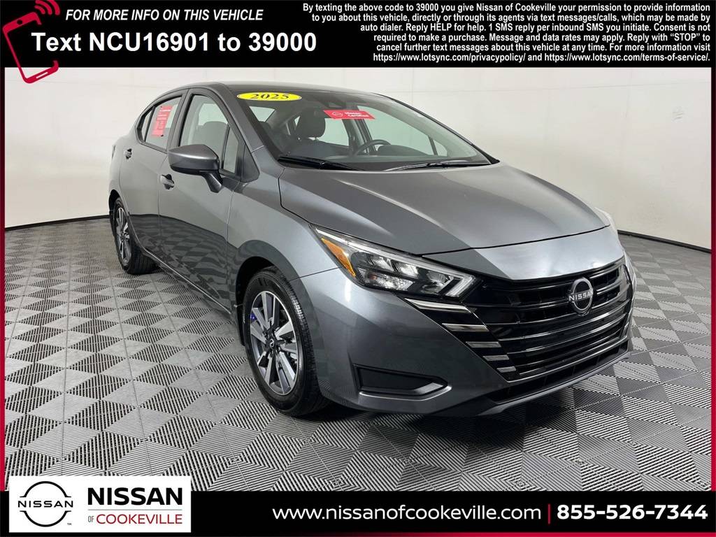 2025 Nissan Versa SV — Sedan — 7,547 mi — Cookeville, TN