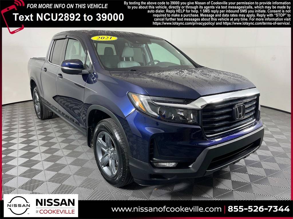 2021 Honda Ridgeline RTL — Pickup Truck — 43,929 mi — Cookeville, TN