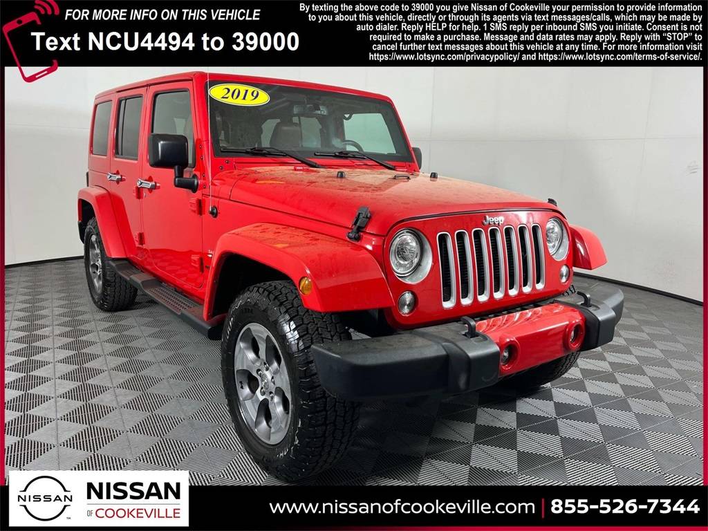 2017 Jeep Wrangler Sahara — SUV — 94,523 mi — Cookeville, TN