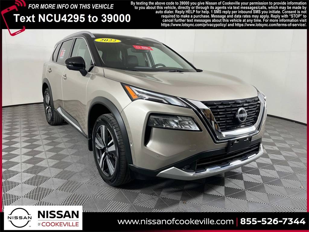 2022 Nissan Rogue Platinum — SUV — 30,199 mi — Cookeville, TN
