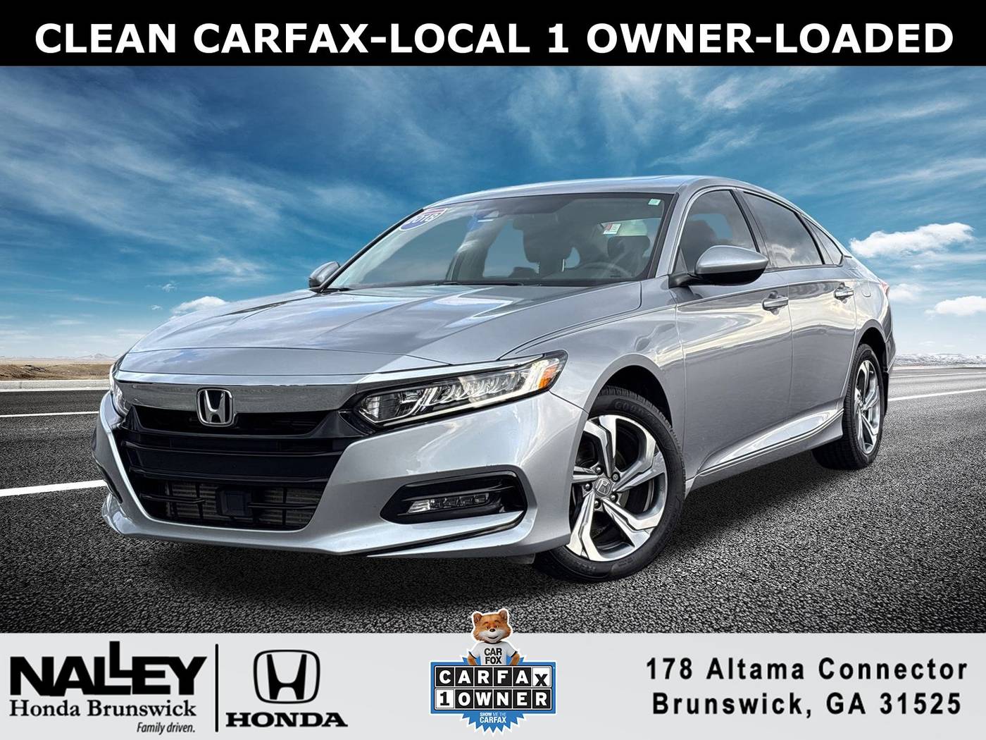 2018 Honda Accord EX — Sedan — 48,780 mi — Brunswick, GA