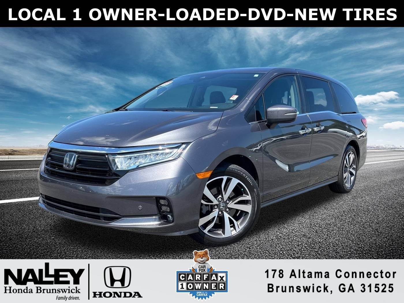 2023 Honda Odyssey Touring — Minivan — 46,914 mi — Brunswick, GA