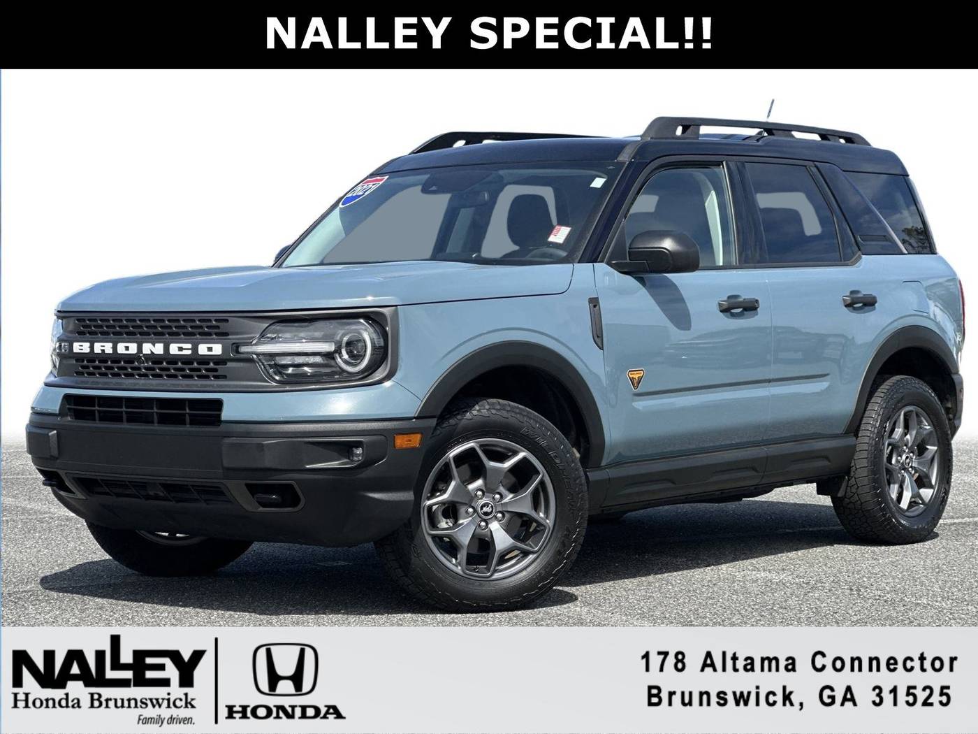 2021 Ford Bronco Sport Badlands — SUV — 45,956 mi — Brunswick, GA