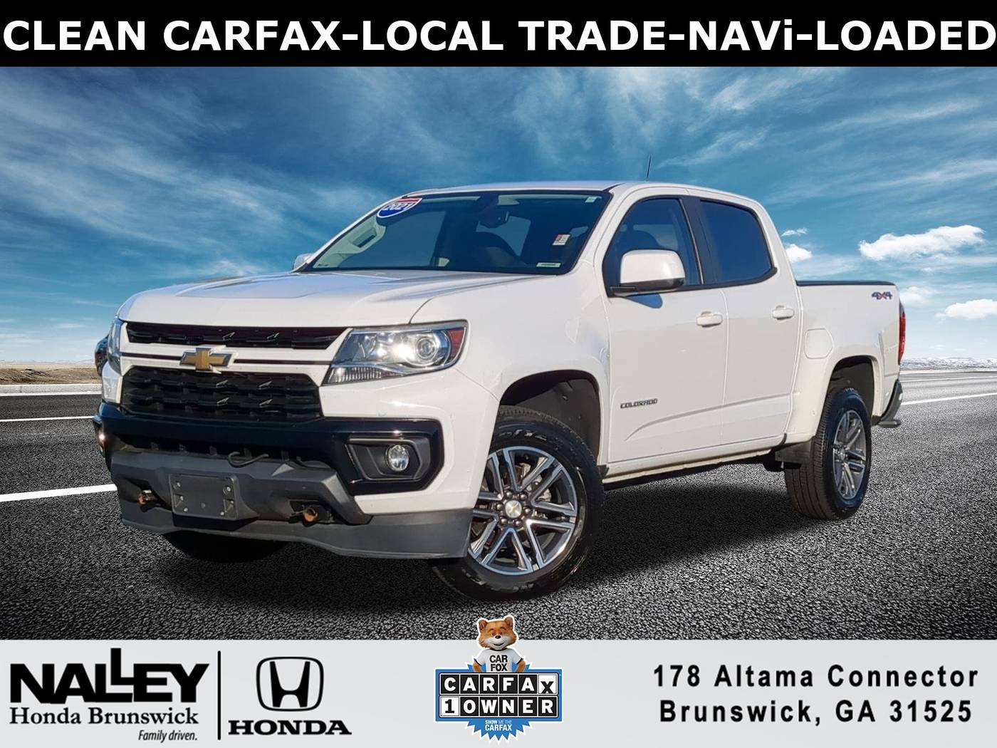 2021 Chevrolet Colorado LT — Pickup Truck — 82,518 mi — Brunswick, GA