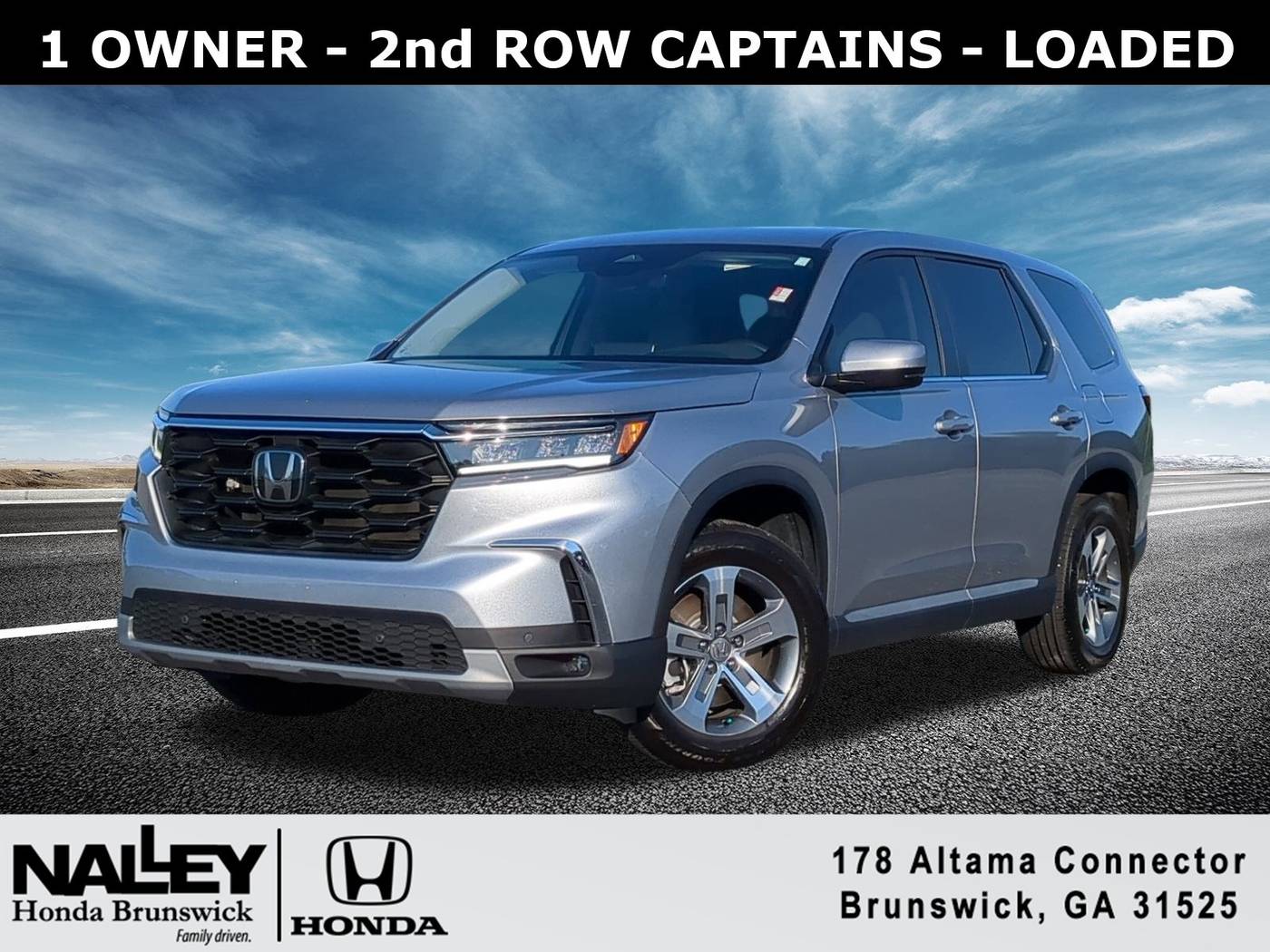 2023 Honda Pilot EX-L 7 Passenger — SUV — 13,767 mi — Brunswick, GA