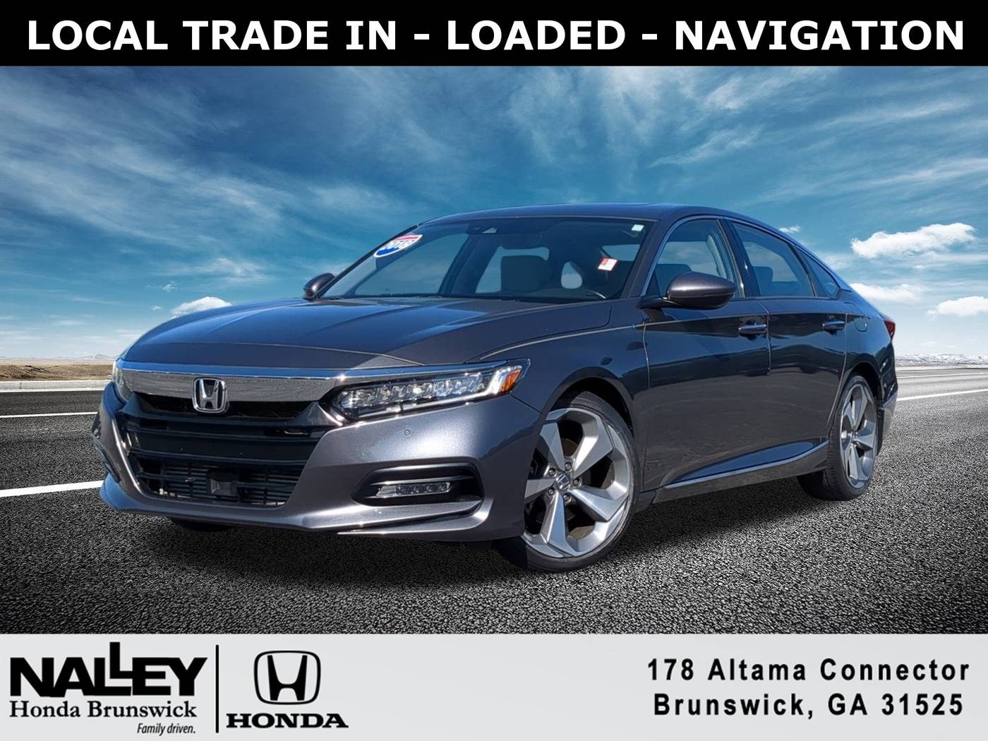 2018 Honda Accord Touring — Sedan — 23,341 mi — Brunswick, GA