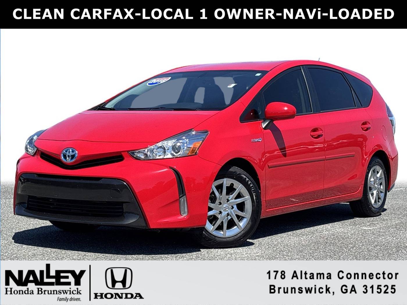 2016 Toyota Prius v Four — Wagon — 48,573 mi — Brunswick, GA