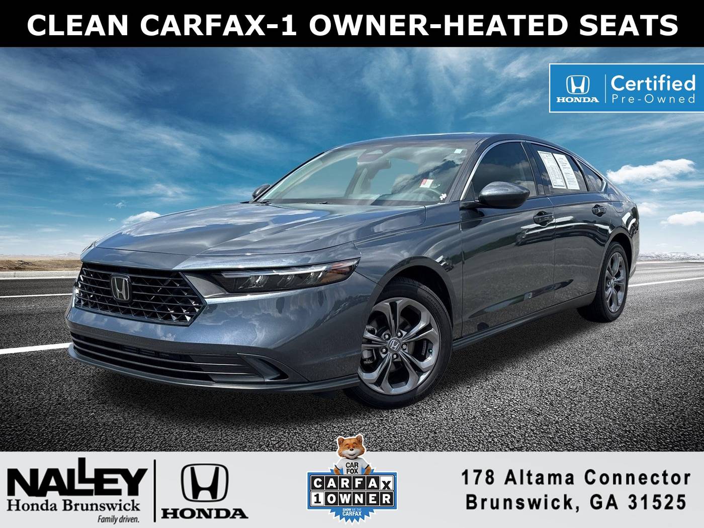 2024 Honda Accord EX — Sedan — 8,156 mi — Brunswick, GA