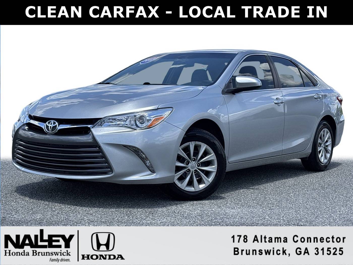 2017 Toyota Camry LE — Sedan — 152,107 mi — Brunswick, GA