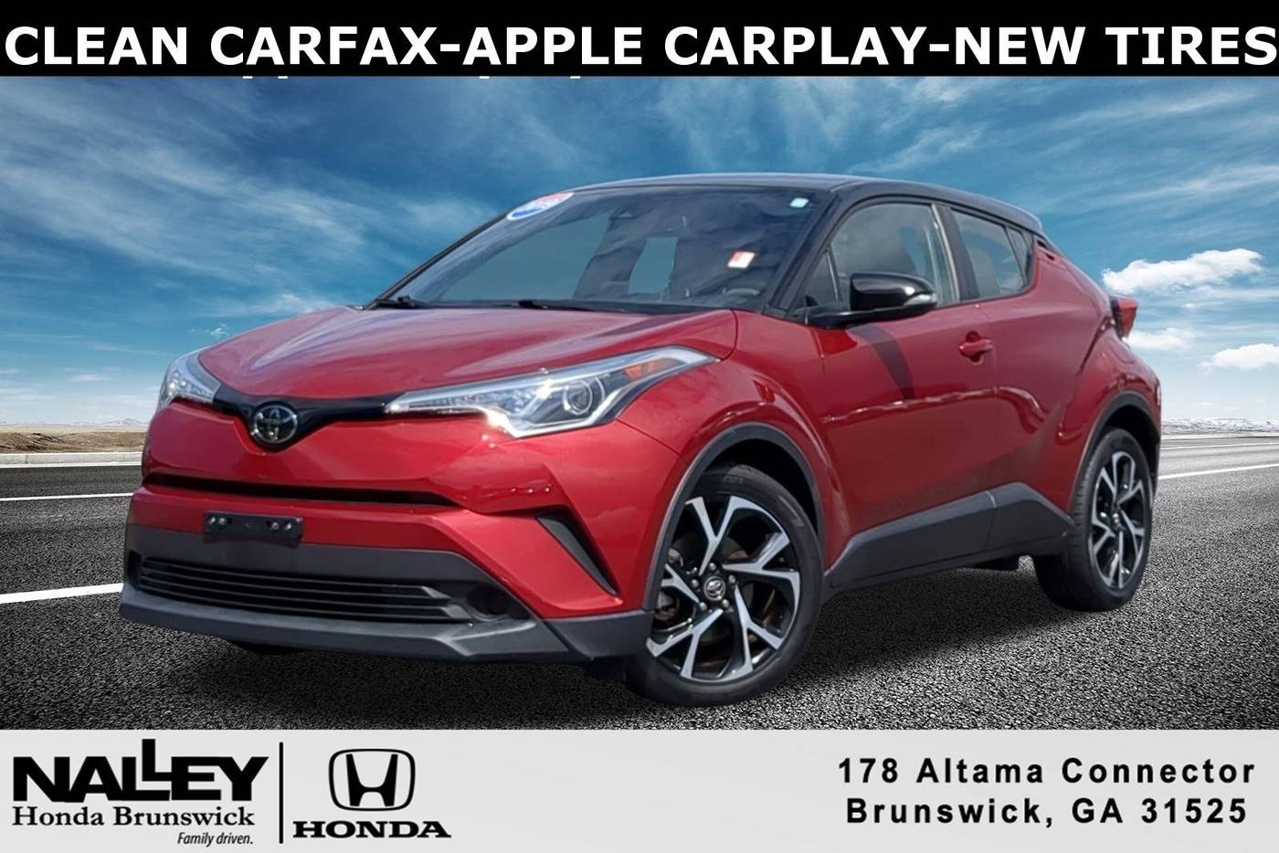 2019 Toyota C-HR XLE — SUV — 49,856 mi — Brunswick, GA