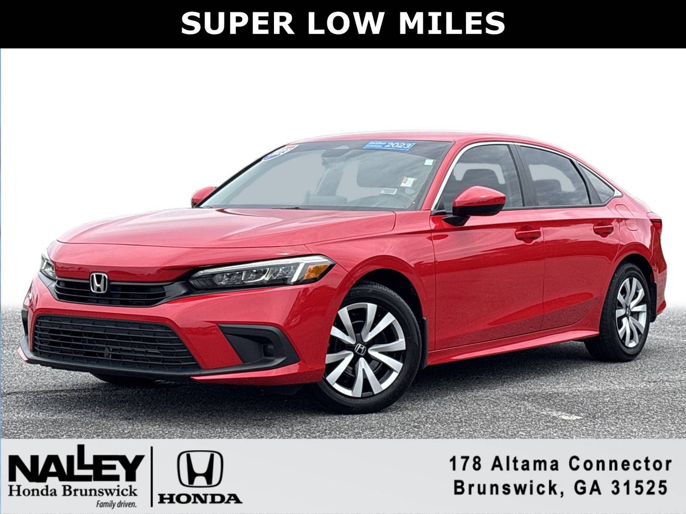 2023 Honda Civic LX — Sedan — 21,386 mi — Brunswick, GA