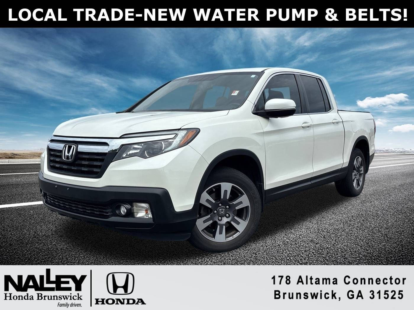 2019 Honda Ridgeline RTL-T — Pickup Truck — 94,139 mi — Brunswick, GA