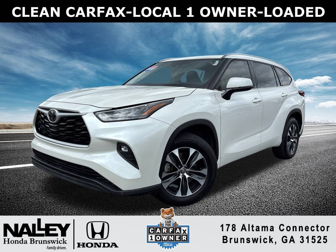 2020 Toyota Highlander XLE — SUV — 102,371 mi — Brunswick, GA