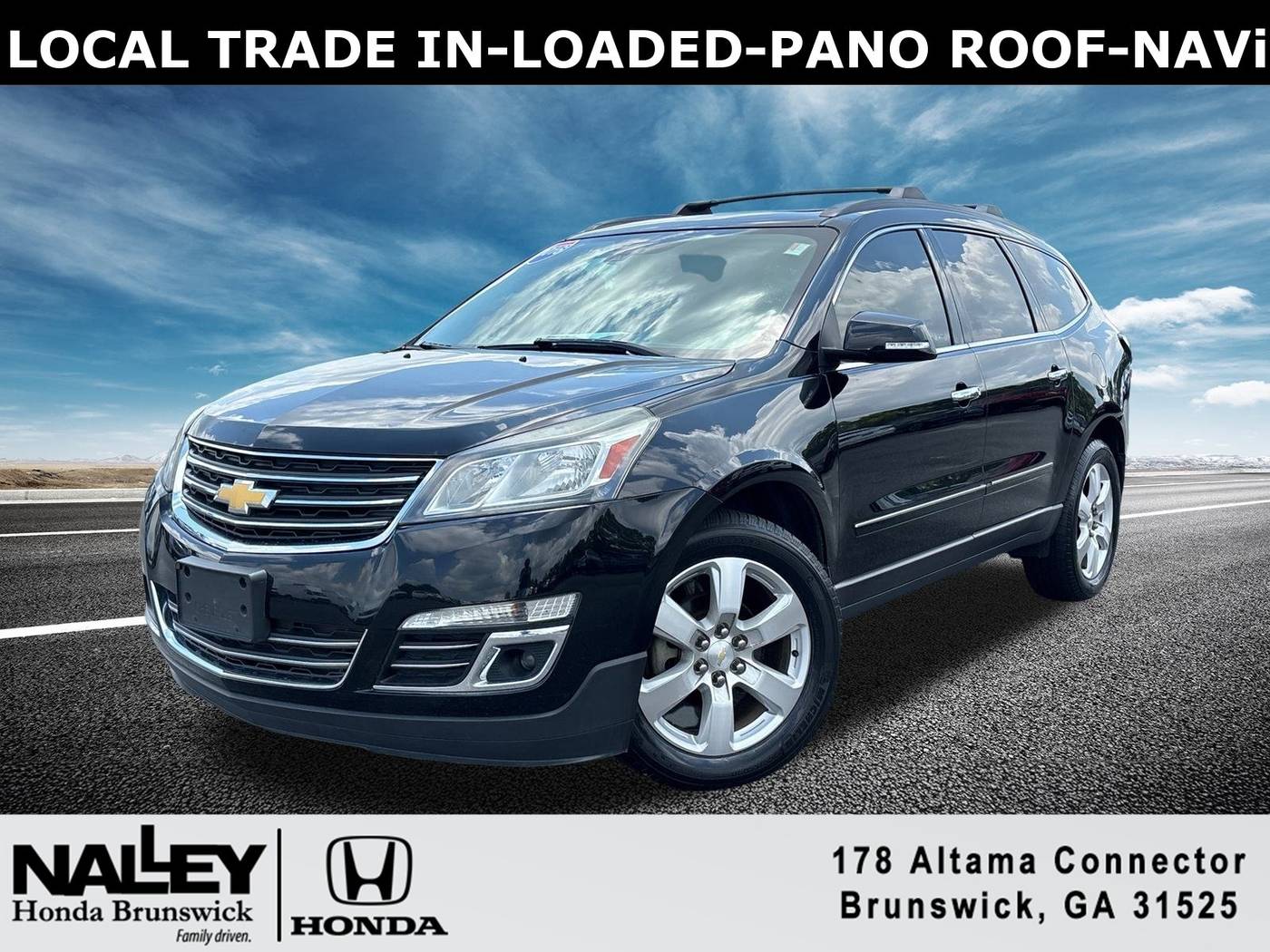 2016 Chevrolet Traverse LTZ — SUV — 142,798 mi — Brunswick, GA