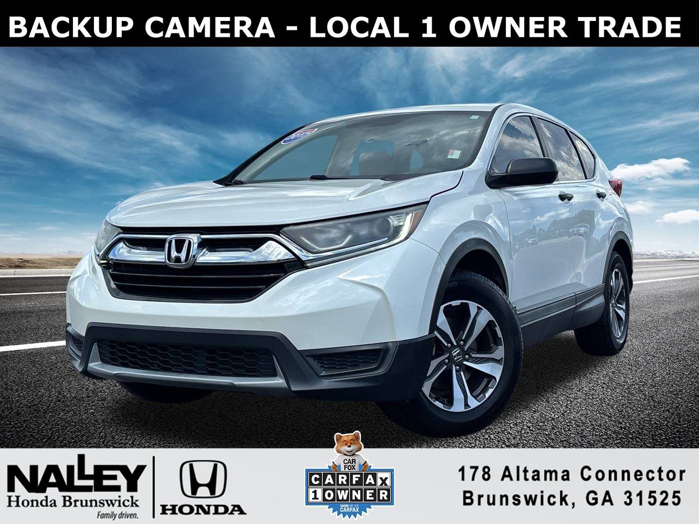 2017 Honda CR-V LX — SUV — 107,239 mi — Brunswick, GA