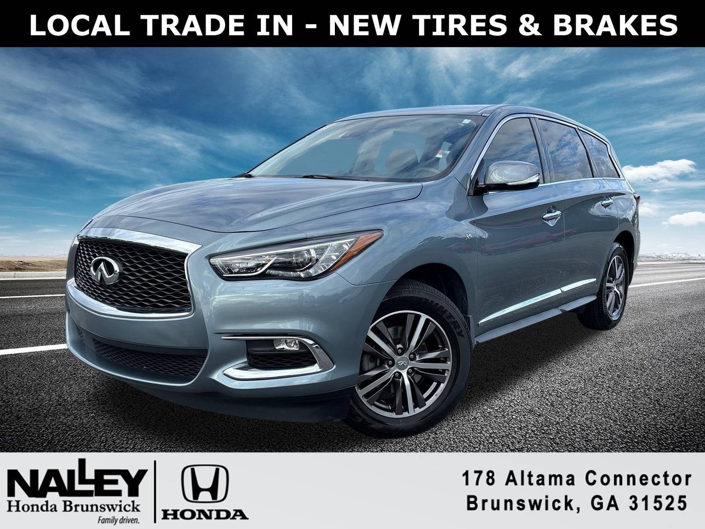 2019 INFINITI QX60 PURE — SUV — 66,052 mi — Brunswick, GA
