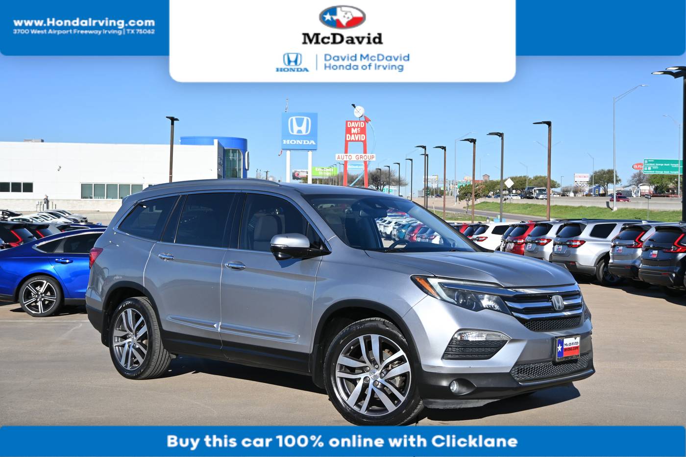 2016 Honda Pilot Touring — SUV — 138,279 mi — Irving, TX