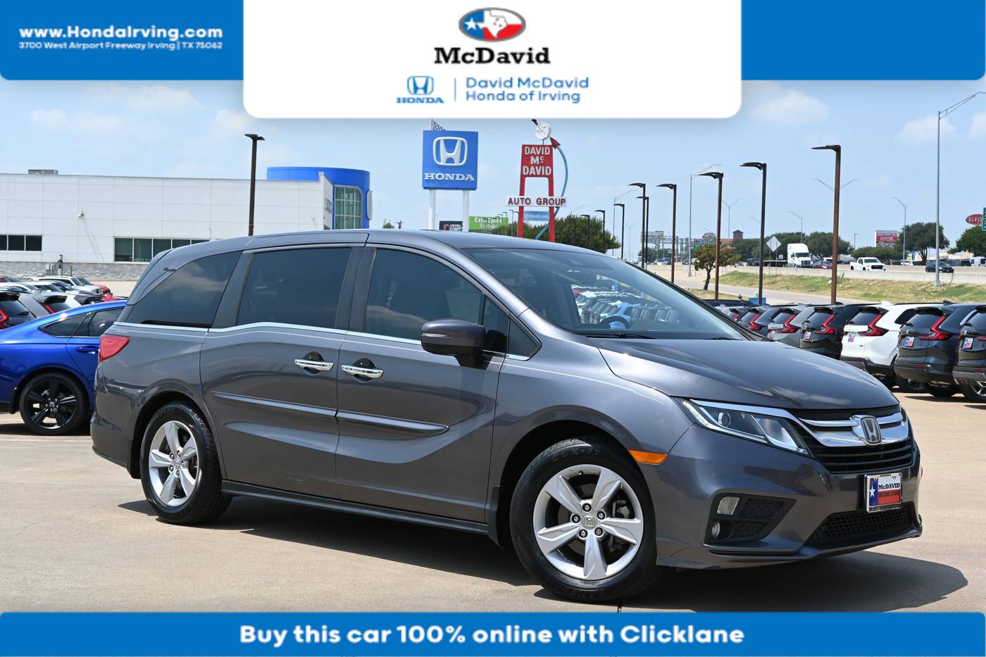 2019 Honda Odyssey EX-L — Minivan — 113,759 mi — Irving, TX