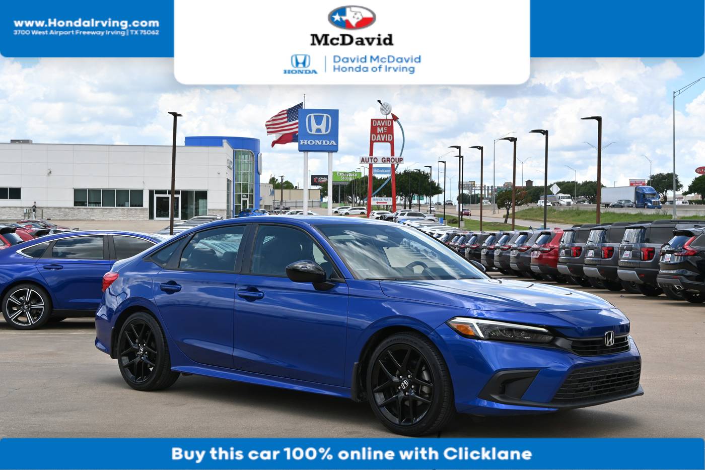 2023 Honda Civic Sport — Sedan — 37,939 mi — Irving, TX