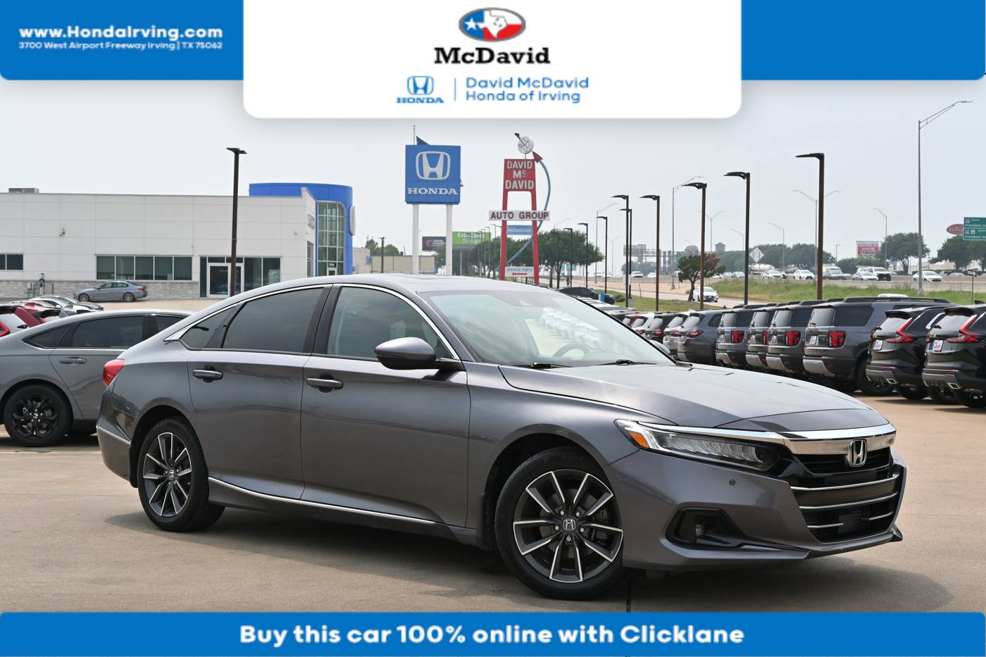 2021 Honda Accord EX-L — Sedan — 69,529 mi — Irving, TX