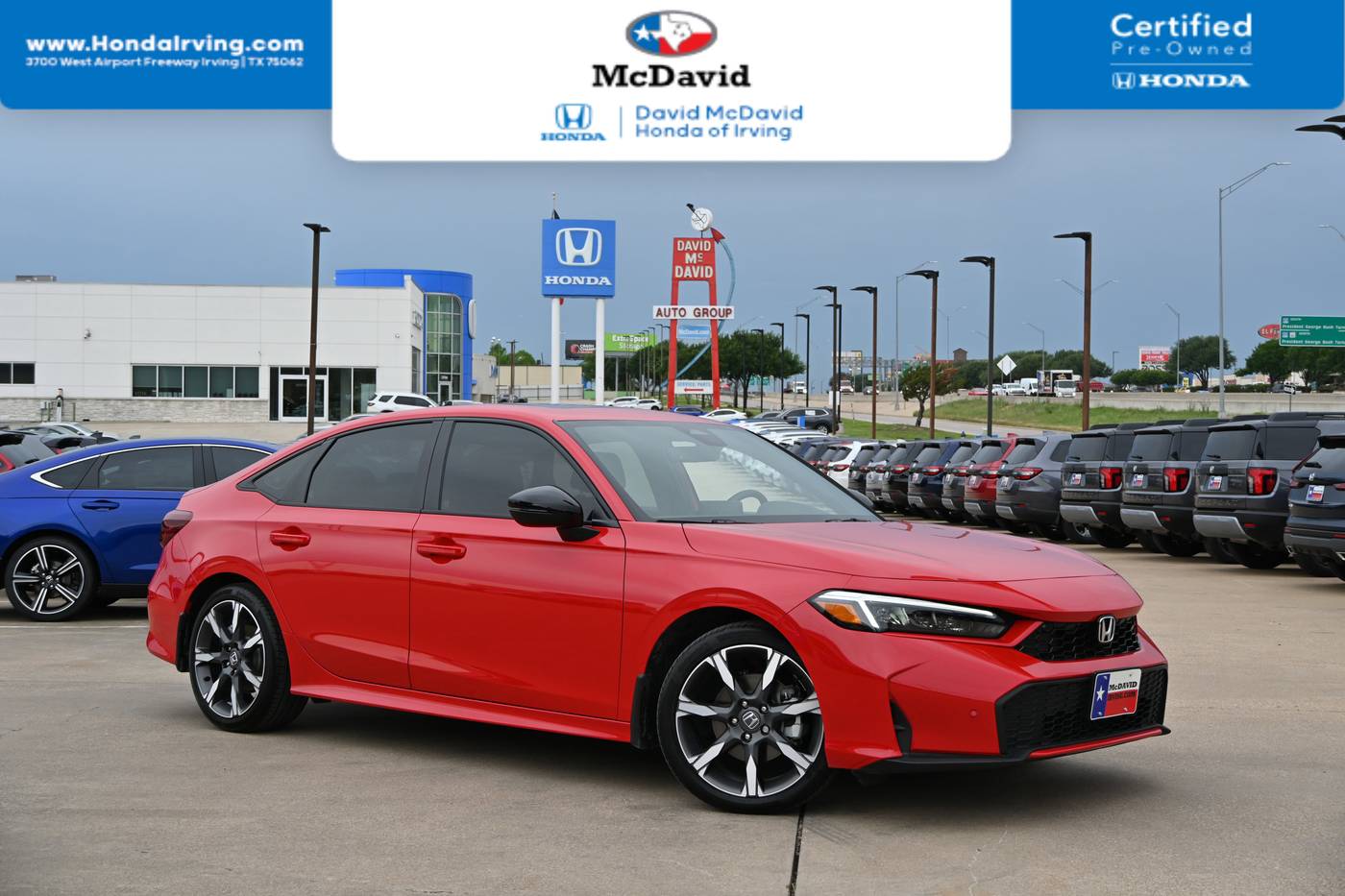 2025 Honda Civic Hybrid Sport Touring — Sedan — 4,919 mi — Irving, TX