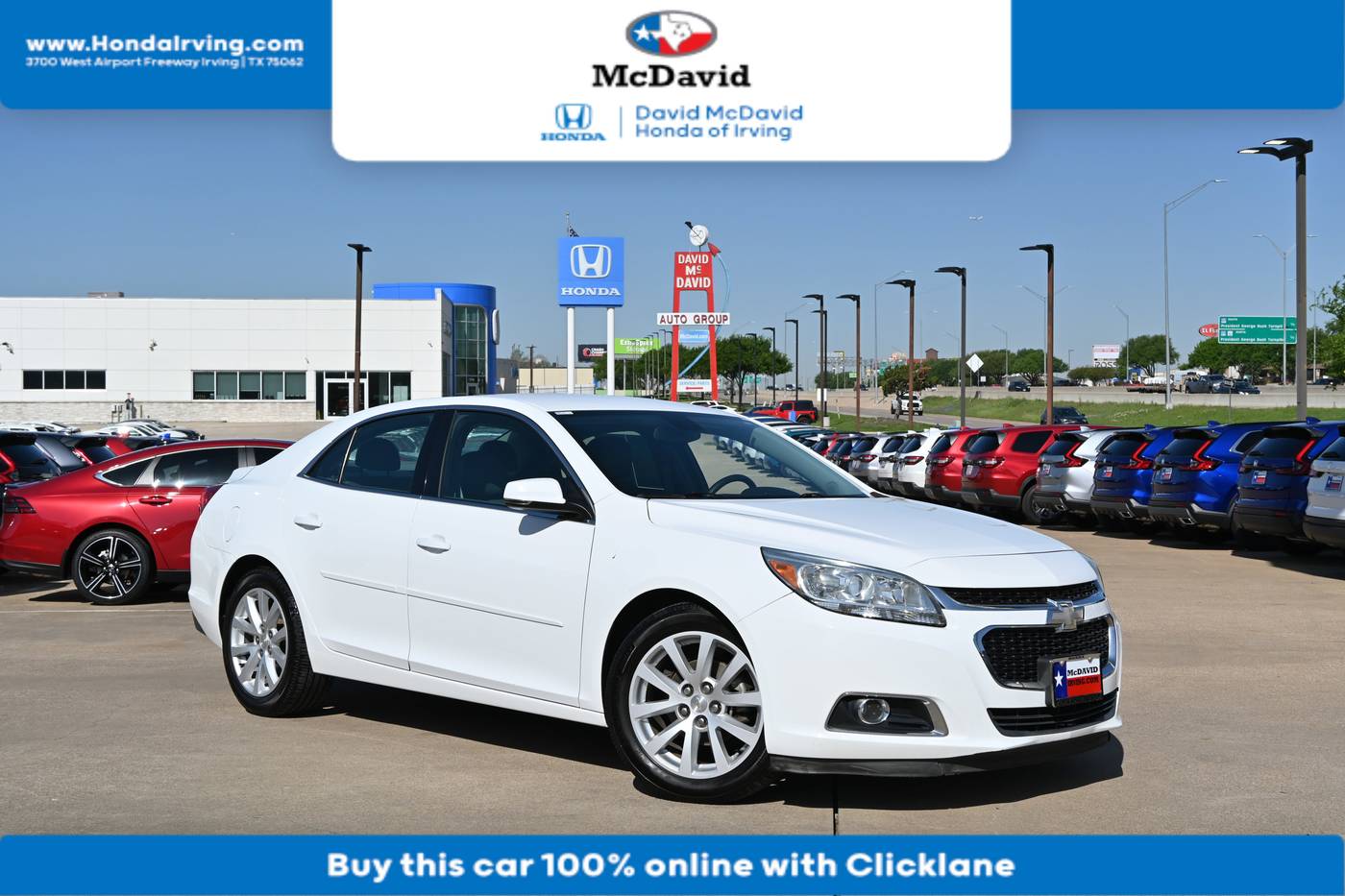 2015 Chevrolet Malibu LT — Sedan — 118,730 mi — Irving, TX
